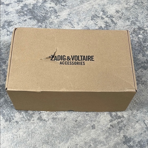 NIB Zadig & Voltaire High Flash Vintage Metal Perforated Stars Sneakers Gold 41 - Picture 3 of 16